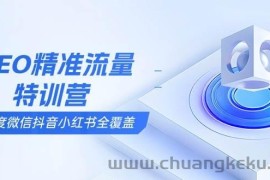 （13851期）SEO精准流量特训营，百度微信抖音小红书全覆盖，带你搞懂搜索优化核心技巧