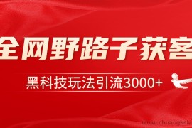 电商引流获客野路子全平台暴力截流获客日引500+