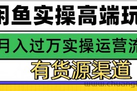 闲鱼无货源电商，操作简单，月入3W+