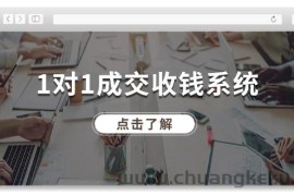 1对1成交收钱系统，全网130万粉丝，十年专注于引流和成交！