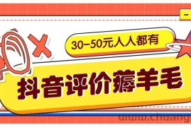 抖音评价薅羊毛，30-50元，邀请一个20元，人人都有！【附入口】