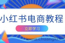 小红书电商教程，掌握帐号定位与内容创作技巧，打造爆款，实现商业变现