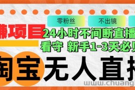 （12889期）淘宝无人直播3.0，不违规不封号，轻松月入3W+，长期稳定