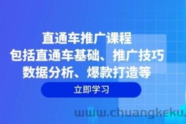 （14001期）直通车推广课程：包括直通车基础、推广技巧、数据分析、爆款打造等