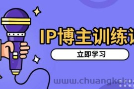 IP博主训练课，定位账号，推荐热门赛道，搭建涨粉架构，拍出更吸粉视频