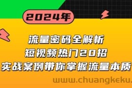 流量密码全解析：短视频热门20招，实战案例带你掌握流量本质