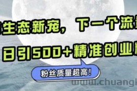 微信生态新宠小绿书：下一个流量洼地，日引500+精准创业粉，粉丝质量超高