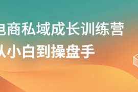 （2120期）电商私域成长训练营，从小白到操盘手