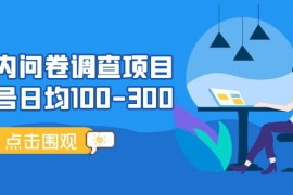 （13696期）问卷调查项目，稳定靠谱，收益-百分之百，0投入长期可做。