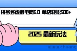 （13806期）拼多多虚拟电商，单人操作10家店，单店日盈利500+