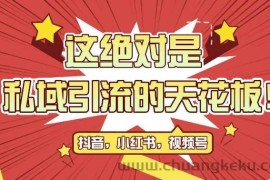 最新首发全平台引流玩法，公域引流私域玩法，轻松获客500+，附引流脚本，克隆截流自热玩法【揭秘】