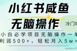 全网首发2024最热门赚钱暴利手机操作项目，简单无脑操作，每单利润最少500+