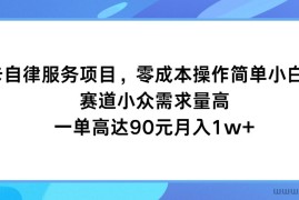 打卡自律服务项目，零成本操作简单小白可做，赛道小众需求量高，一单高达90元月入1w+