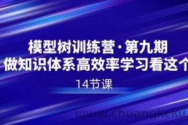 模型树特训营·第九期，做知识体系高效率学习看这个（14节课）