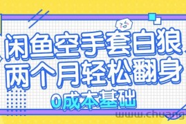 （13004期）闲鱼空手套白狼 0成本基础，简单易上手项目 两个月轻松翻身           …