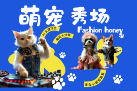 酷飒动物跳舞走秀  时尚喵FASHION汪 多金小姐姐最爱的 轻松月入破W