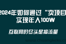 2024年如何通过“卖项目”实现年入100W