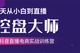 （1734期）单场直播破百万-技法大揭秘，4天-抖音直播电商实战训练营