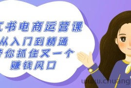 2024小红书电商运营课，从入门到精通，带你抓住又一个赚钱风口（50节课）